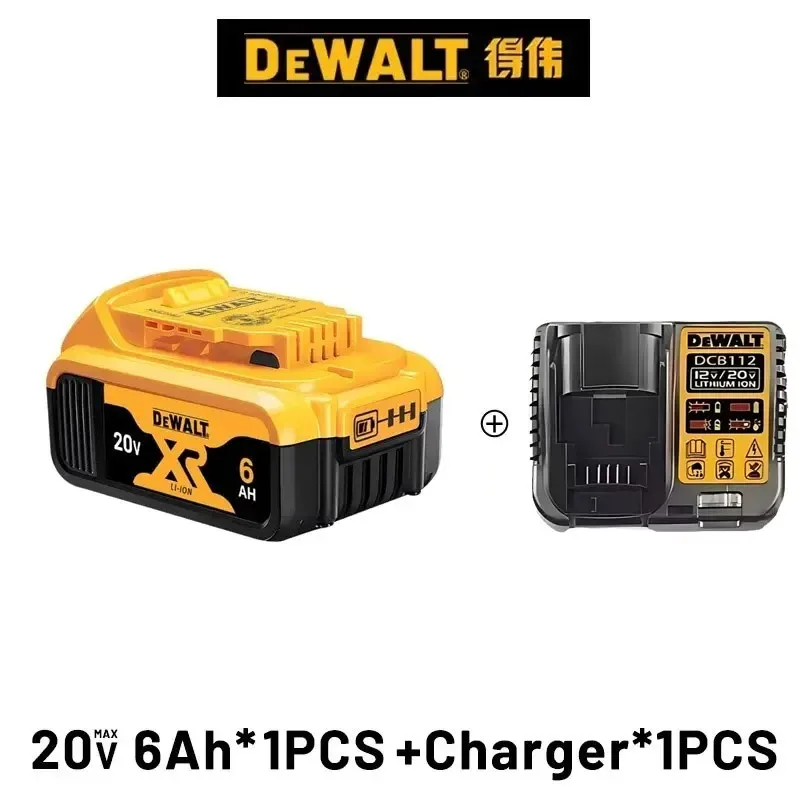 100% Original DeWALT 20V 6000mAh Power Tool Battery DCB206 DCB205 DCB200 DCF887 DCG405 DCD791 DCF922 DCF850 DCD805 Tool Battery image 3