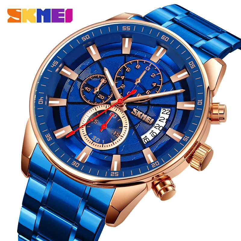 Relogio Masculino SKMEI Hot Fashion Mens Watches Top Brand Luxury Wrist Watch Quartz Clock Watch Men Waterproof Chronograph