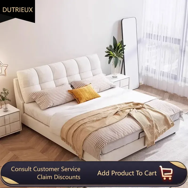 

Luxury Frame Double Bed Wooden Nordic Pretty Hotel Living Room Double Bed Princess Modern Cama Matrimonial Bedroom Furniture