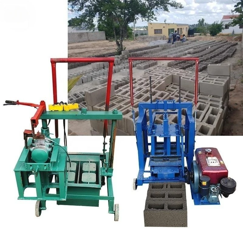 

Concrete Block Making Semi-Automatic Hollow Cement Brick Making Machine Small Mobile Manual Machine Manufacturer