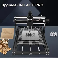 CNC 우드 라우터 밀링 머신, 3 축 4030 프로, 500W 스핀들 GRBL 제어, DIY 레이저 타각기, PCB 절단 금속 조각기