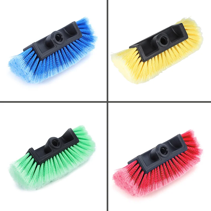 Car Wash Brush Head for Detailing Washing Vehicles, Boats, RVs, ATVs, or Off-Road Autos, Super Soft Bristles for Scratch Resista