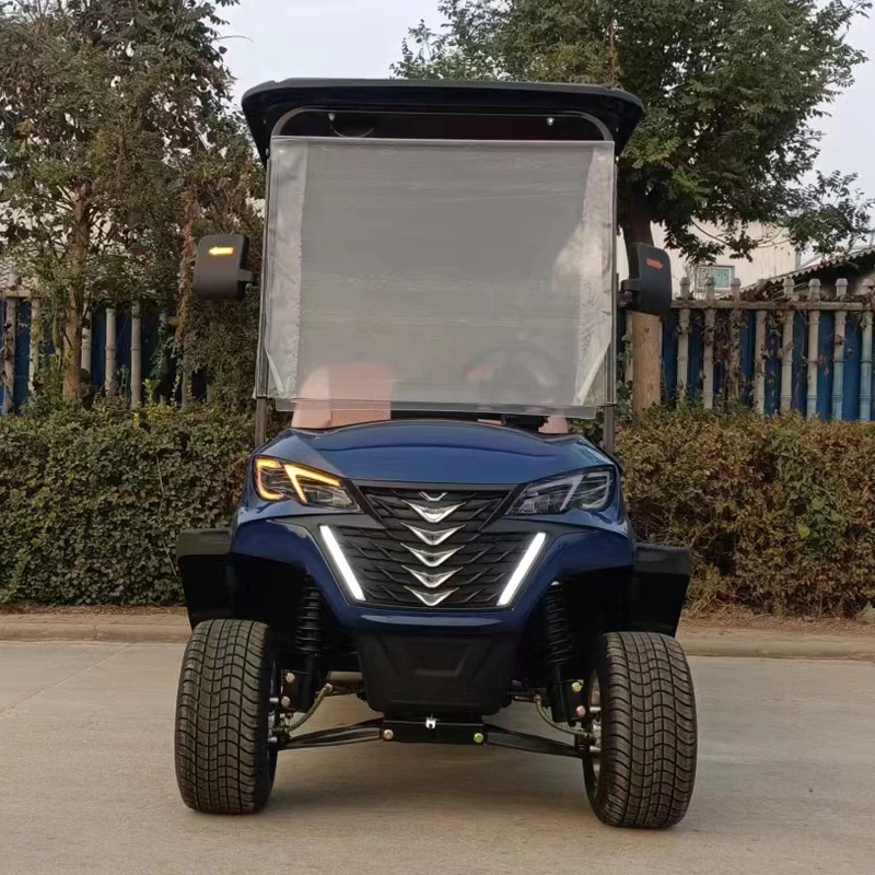 Novel Appearance High Quality 48/60/72V 4000/5000/7000W 6-Seat Solar Panel Electric Golf Cart