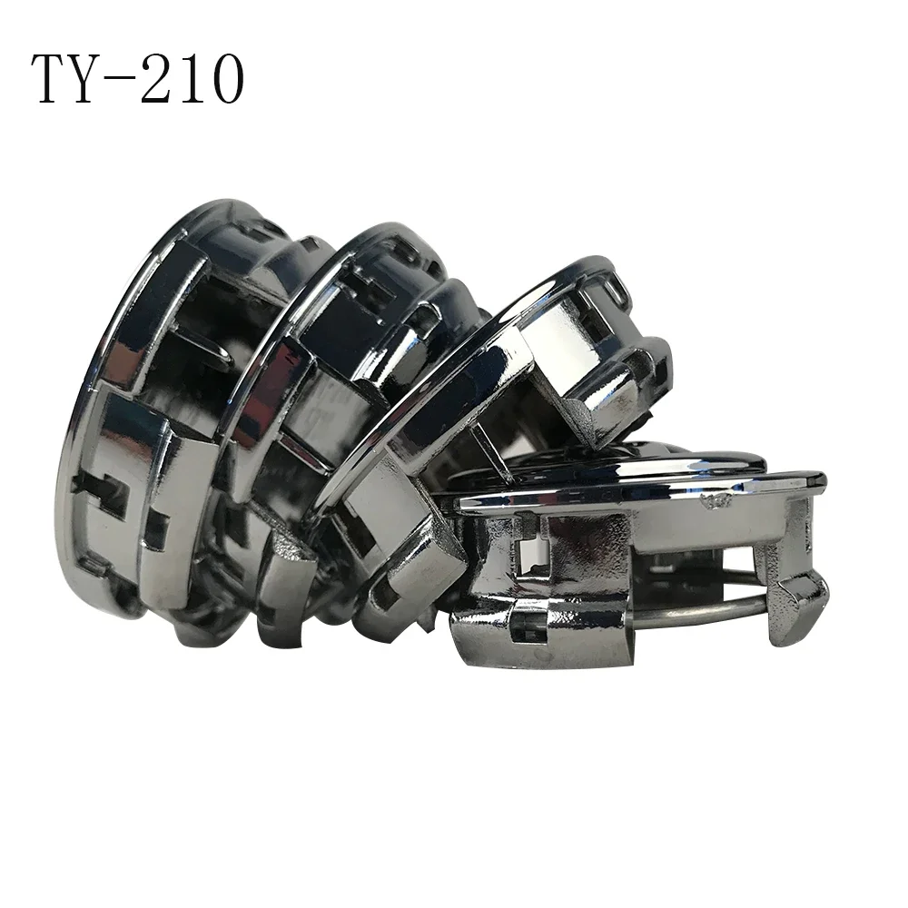 Set/4Pcs 52.9MM 42603-0D210 Chrome Plastic Car Wheel Center Hub Cap Dust Cover Black Surface For Toyota Vios