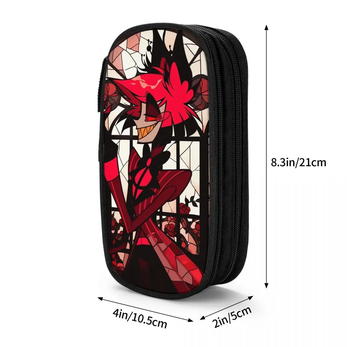 

Витражи Alastor Hazbins Отели Пенал Пеналы Ручка Дети Большая сумка для хранения Школьные принадлежности Подарки Канцтовары