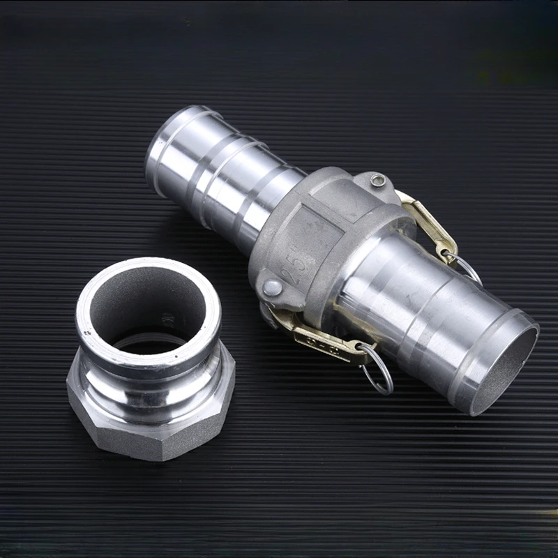 

Aluminum Alloy Quick Connector Water Pipe Connector Various Specifications of Steel Wire Pipe Oil Pipe Quick Connector Snap Type