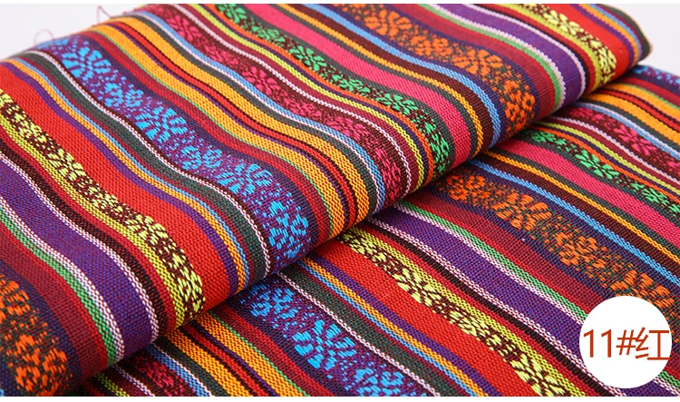 Teramila Baumwoll-Leinen-Stoff im Ethno-Stil für Hotel- und Bar-Tischdecken, Kissen, Sofabezüge, Textil-Patchwork, Vorhänge und Dekorationsmaterialien – Detail 15