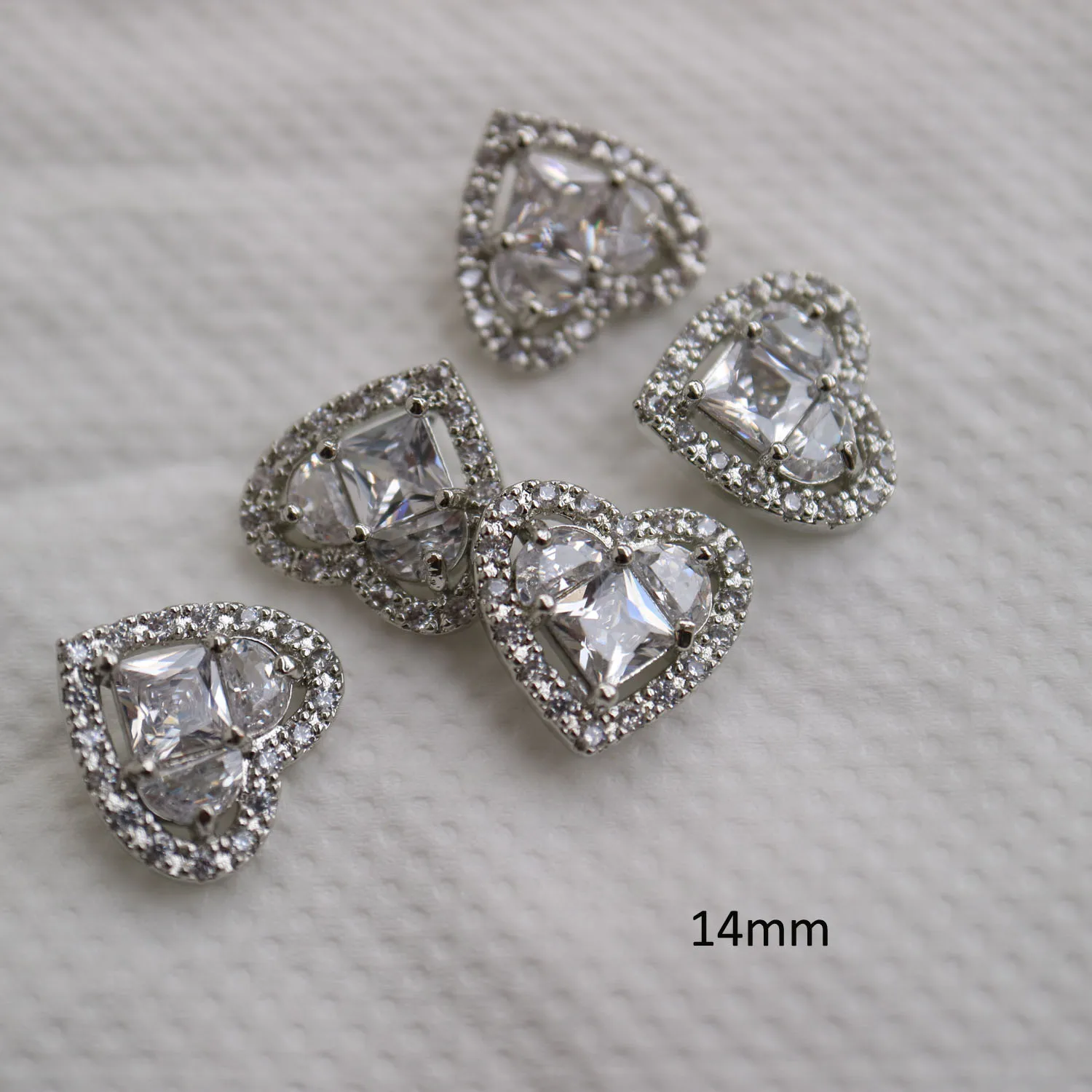 5pc/lot bling crystal buttons for sewing Cubic zirconia button for clothing DIY Decorative CZ buttons jewelry for shirts