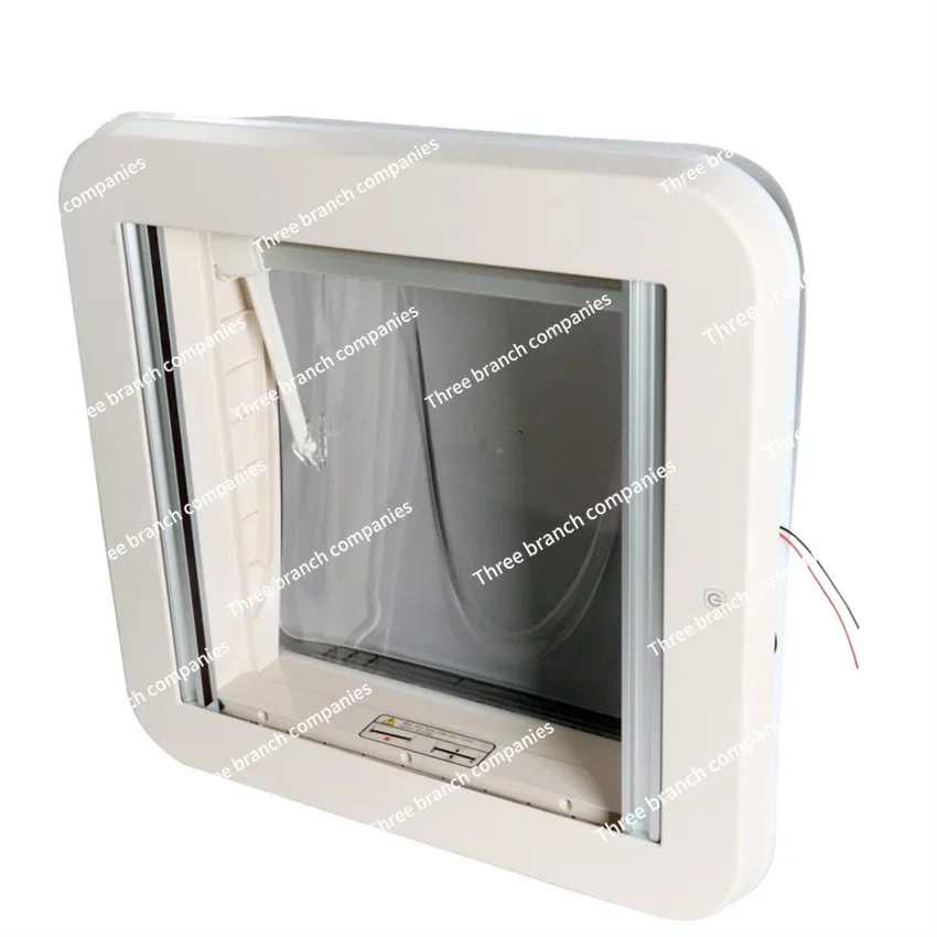 

RV Roof Top Window Vent 402mm Length 402mm Width With Insect Proof Net Sunshade For RV Caravan Motorhome Sun Blind Screen Window