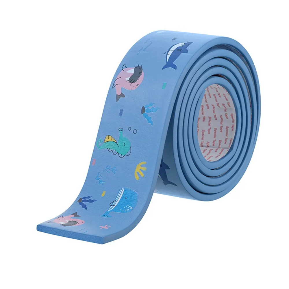 

Durable 2m Desk Edge Guard Strip Soft Thickened Wall Corner Protector Waterproof Self Adhesive Foam Bumper for Baby Safety