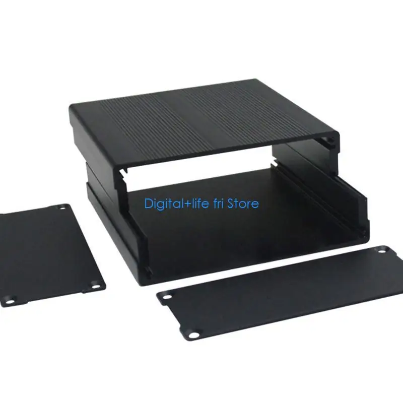 E06D صندوق مشروع الألومنيوم الضميمة الإلكترونية لحالة ث/شفة لثنائي الفينيل متعدد الكلور 3.94x3. #4