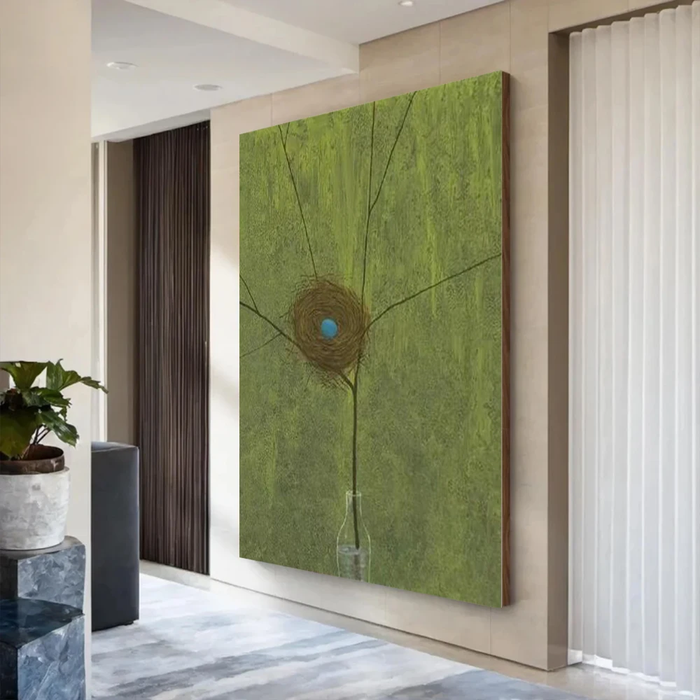 

Handmade Wall Picture Large Vertical Oil Paintings On Canvas Abstract Art Painting Modern Home Villa Hotel Sitting Room Corridor