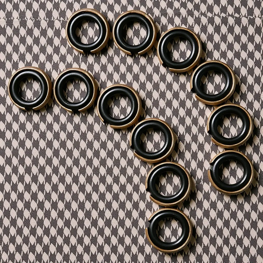 

12 Sets Impact Wrench Retaining Ring Rubber O-Rings Replacement Set for 125Mm Square Electric Wrenches