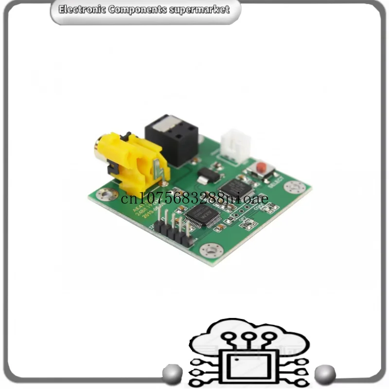 

Y13 AK4118 receiving board coaxial optical fiber to IIS i2s connected DAC decoder pcm1794 es9038