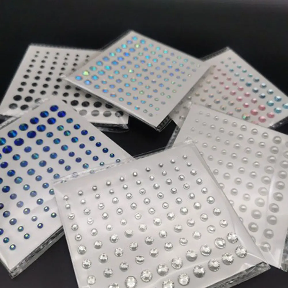 Beauty Body Brow Nail Art Ogen Sticker Tijdelijke Tattoos Gezichtssticker Juweel Ogen Make-up