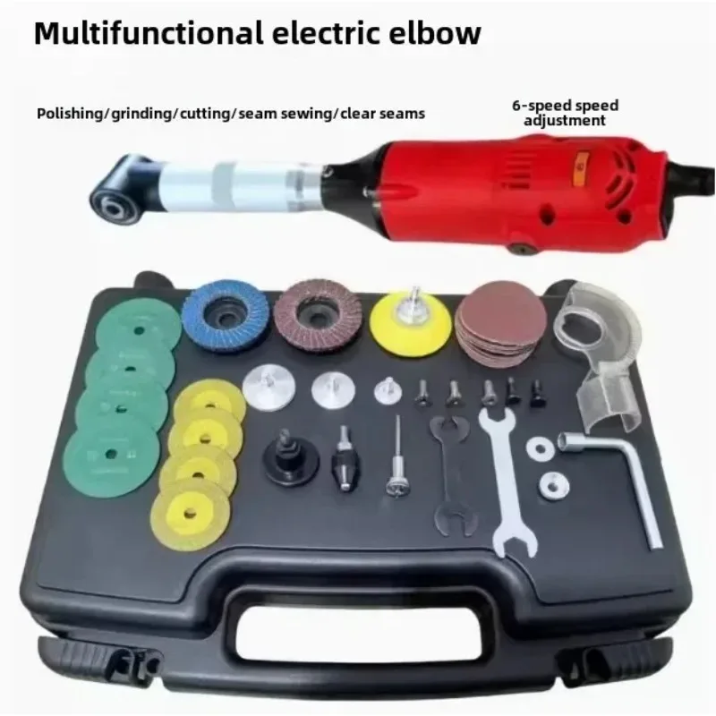 350W 90° Electric Rotary Tool for Jewelry Engraving, Wood Carving, Mold Polishing & Tile Cleaning - Professiona