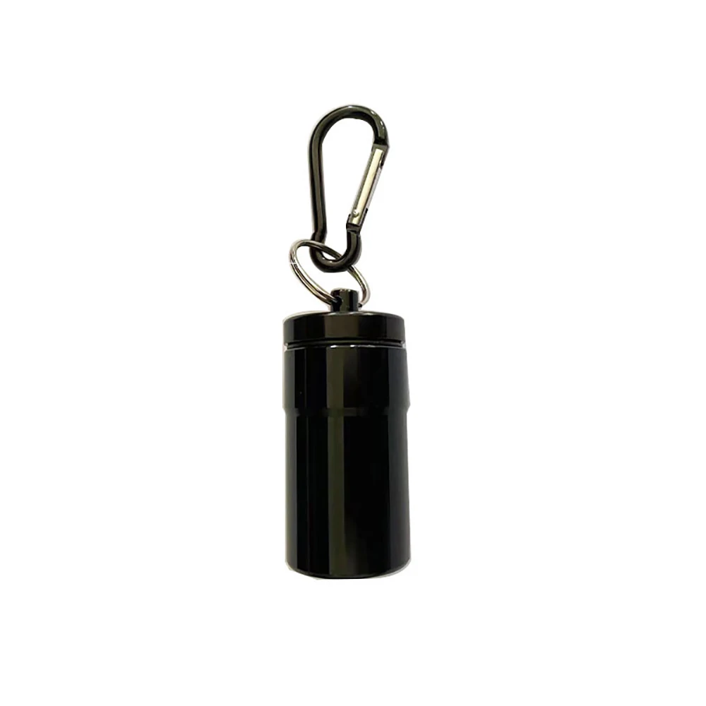 1Pcs Winddicht Zigaretten Aschenbecher mit Schlüsselbund Aschenbecher Outdoor Tragbare Tasche Aschenbecher mit Deckel Aluminium Lagerung Rohr Halter – Detail 6