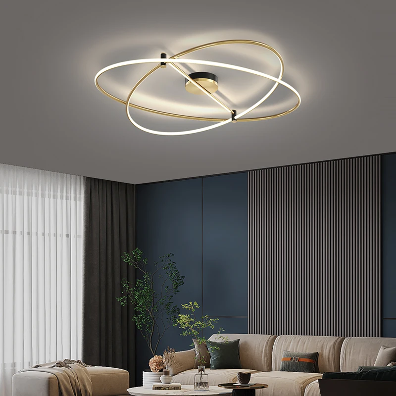 

Modern Minimalist Living Room Decor Chandeliers Designer Creative Luxury Master Bedroom Lighting Lights Nordic LED Ceiling Lamps