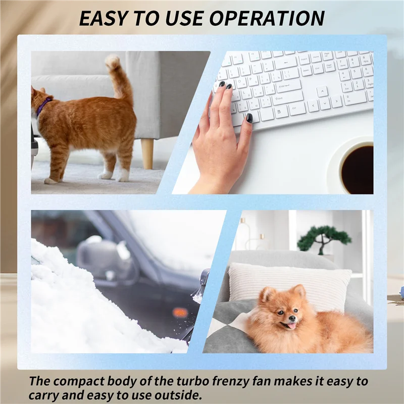 

160000RPM Super Wind 60M/S Mini Turbo Jet Fan 10000MAH Handheld Brushless Motor Generation Blower Industrial Duct Fan-AA26