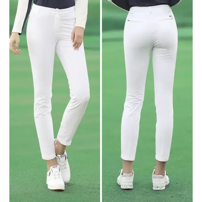 

PGM Spring/Summer Golf Women's Sports Pants Comfortable Slim Fit Crop Pants