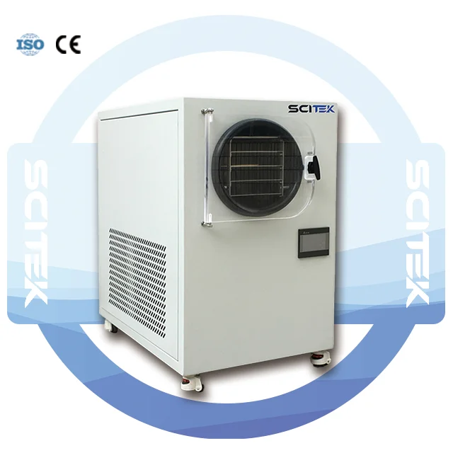 SCITEK Box Freeze Dryer Automatic Capping 12kg Freeze Dryer Dengan Sistem Alarm Audio-visual