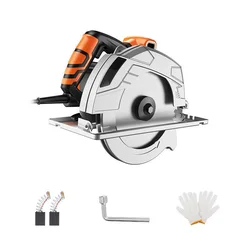 Electric circular saw 7 inch multifunctional household woodworking chainsaw portable saw cutting saw circular saw