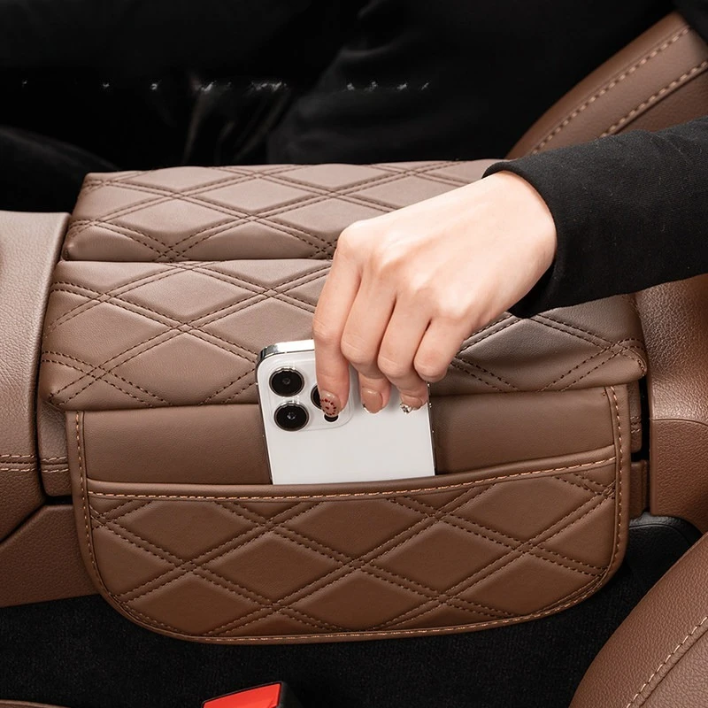 

For Mercedes GLE GLS Armrest Heighten Cushion Pad, Center Console Armrest Cover Interior Decoration Accessories