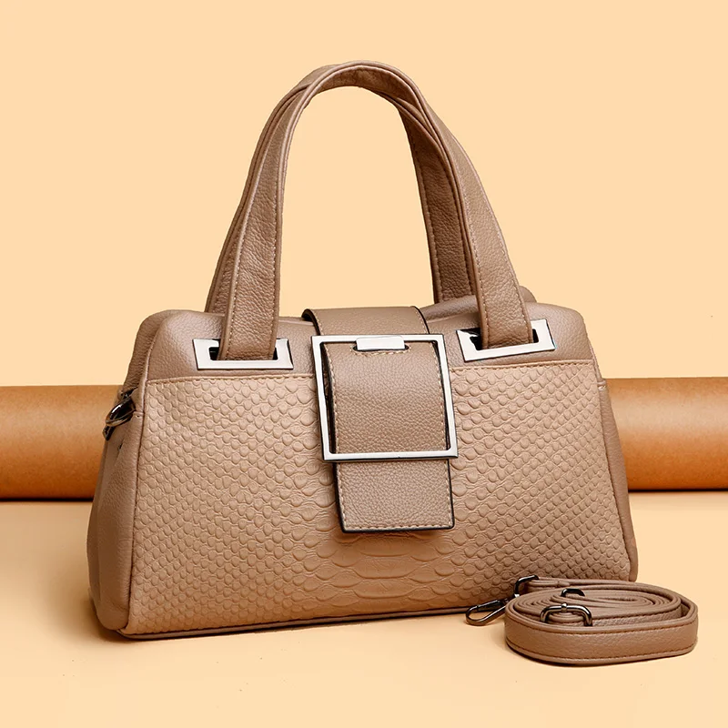 

Роскошная женская сумка через плечо из искусственной кожи, большая вместительная сумка-тоут с крокодиловым принтом, модная элегантная сумка через плечо для ежедневного использования