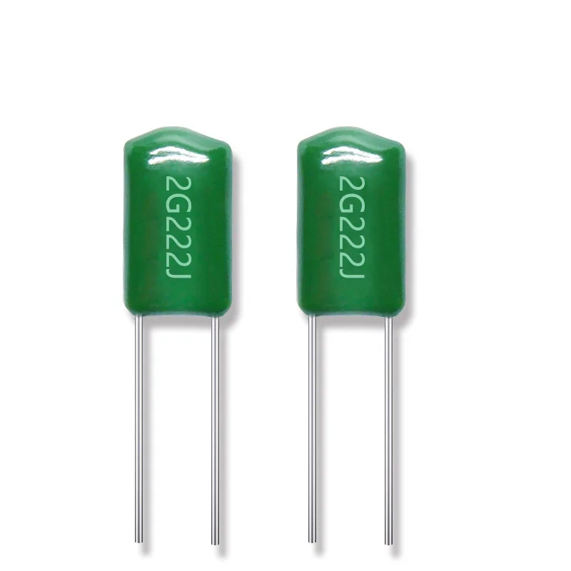 20pcs Factory direct polyester capacitor CL11 2G222J 2.2NF 2200PF 400 V222J Mylar Capacitor Full Series Original