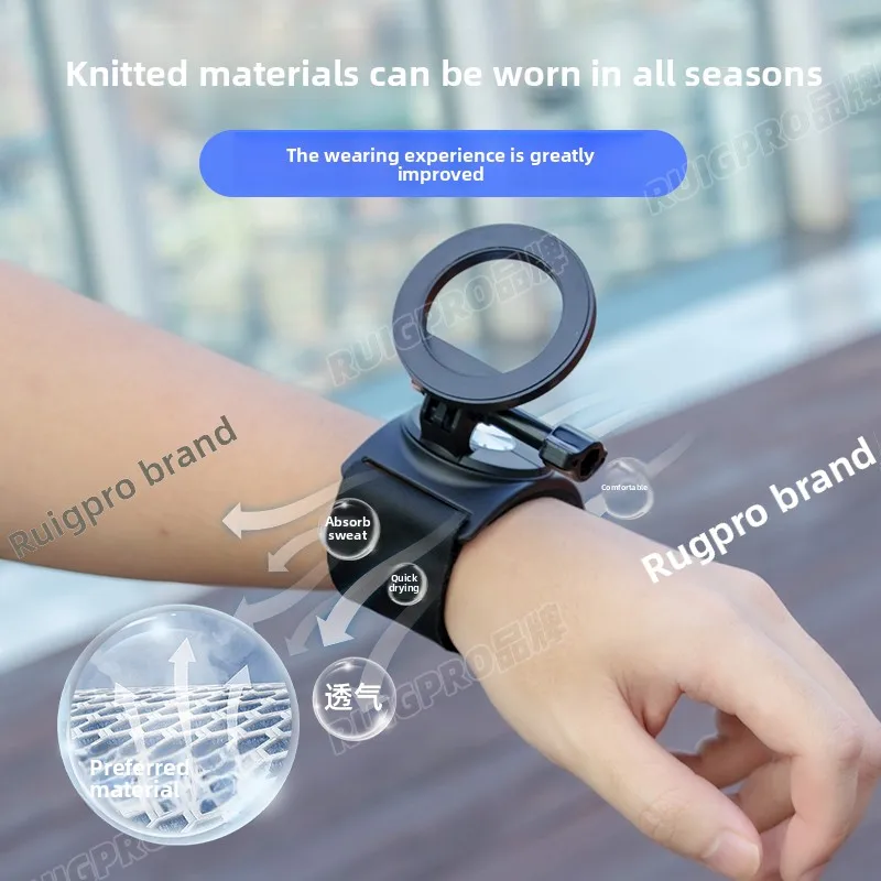 العالمي حامل هاتف المعصم المغناطيسي شارة الرجال النساء في الهواء الطلق البث المباشر ركوب الدراجات الصيد التنزه الرقص الرياضة الملاحة #4