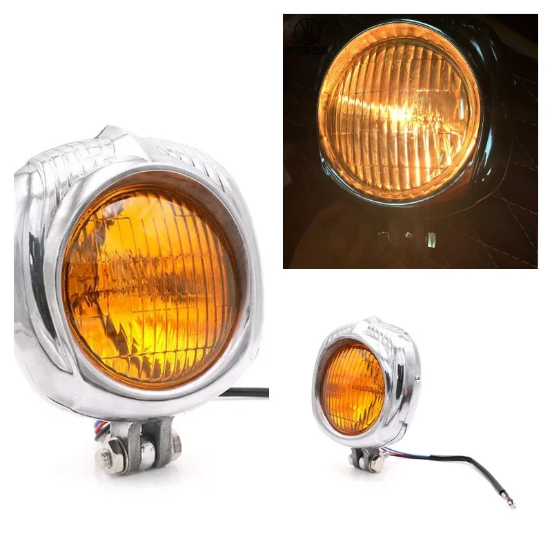 

Винтажная фара электролизатора мотоцикла для кафе Racer Cruiser Choppers Custom CB GT