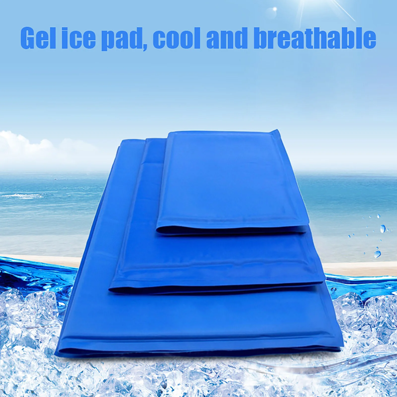 

Cooling Gel Pet Summer Mat Soft Improve Sleeping Cooling Pad for Bedroom Living Room Balcony