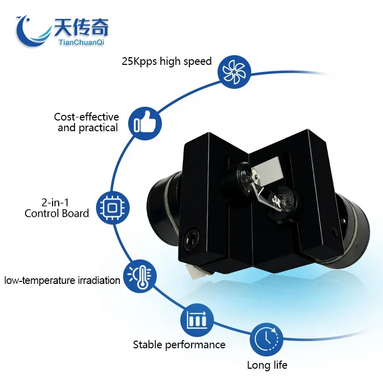 2026 Cross-Border Exclusive Supply Galvo Head Xy  2-In-1 Driver 25kpps Laser Scanning Galvanometer for Handheld Laser Marking Ma