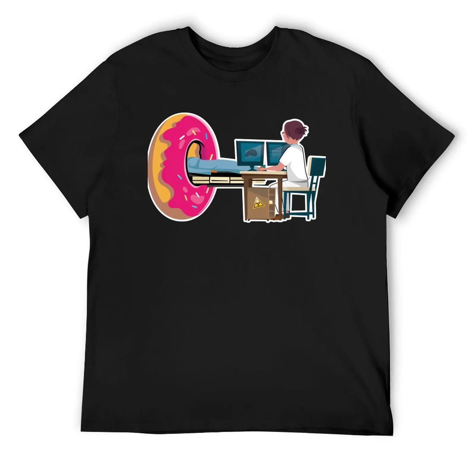 

Funny Rad tech Ct Scan Mri Donut Medical Radiology T-Shirt for a boy designer shirts summer 2025 Men's t shirts