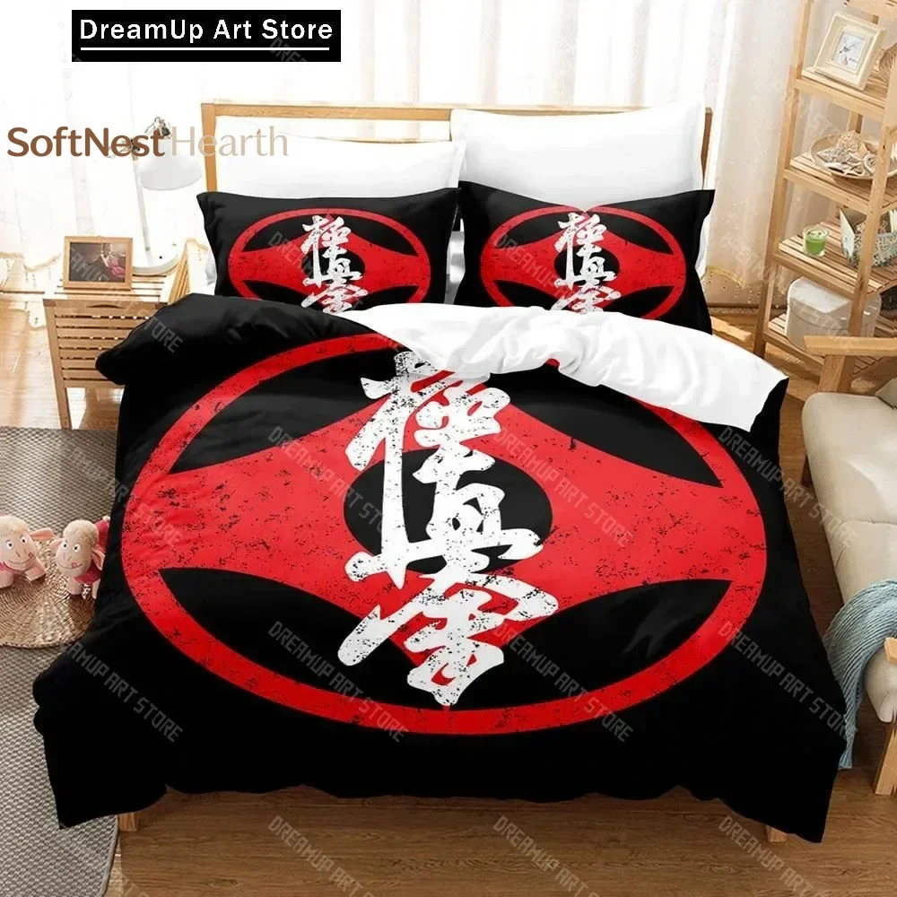 2026 3D Print Kyokushin Karate Bedding Set Boys Girls Twin Queen Size Duvet Cover Pillowcase Bed Kids Adult Home Textileextile