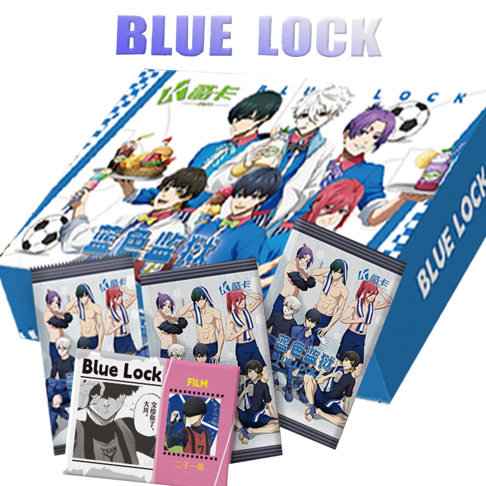 

Коллекционная карточка Blue Lock для фанатов, Спортивная аниме Isagi Yoichi Nagi Seishiro, сверхтолстая клейкая капельная карточка, хобби, подарок