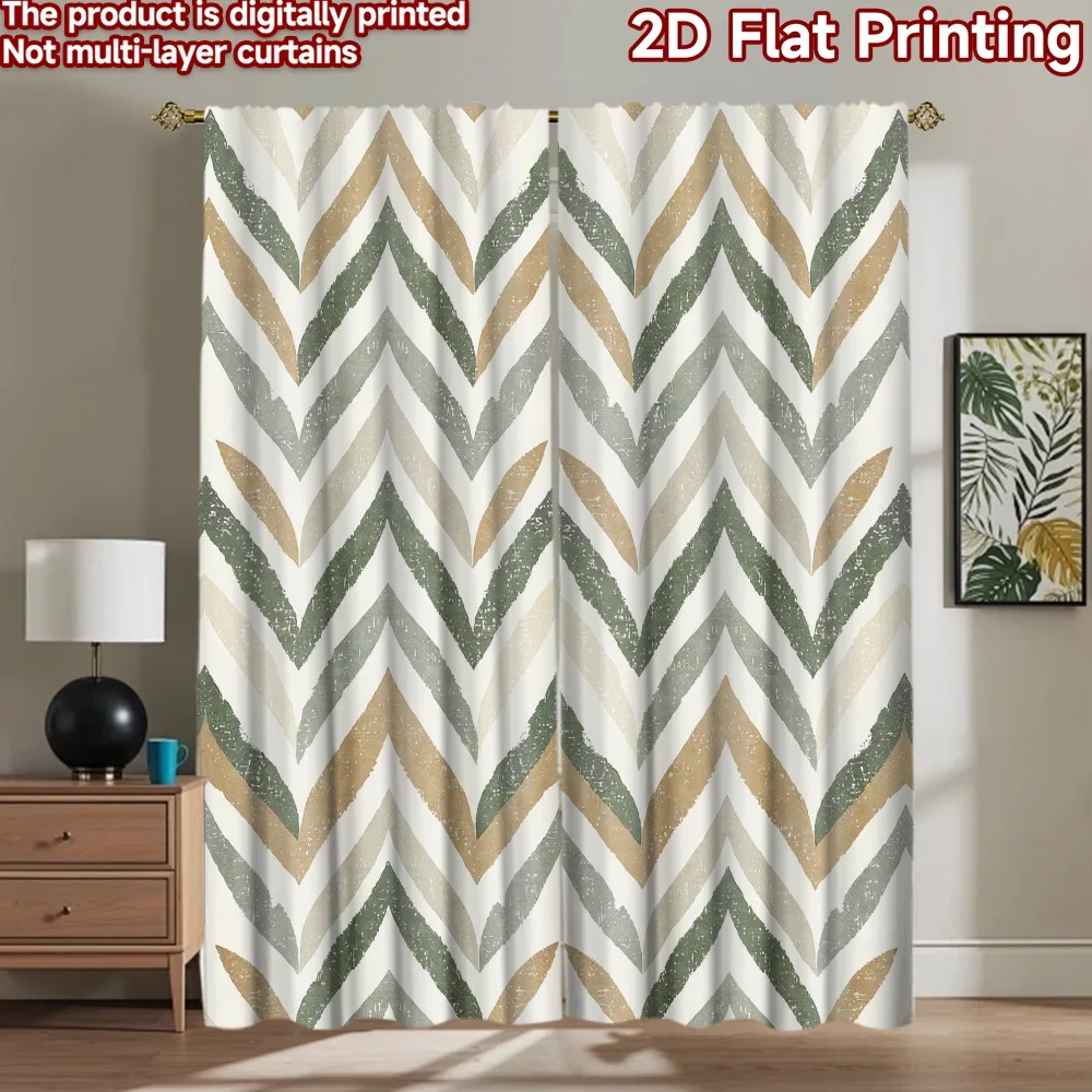 

1pc 2D flat Photography Backdrop Photography Banner Chevron Zigzag Lines 100% Polyester Vibrant Reunion Perfect for Suitable for