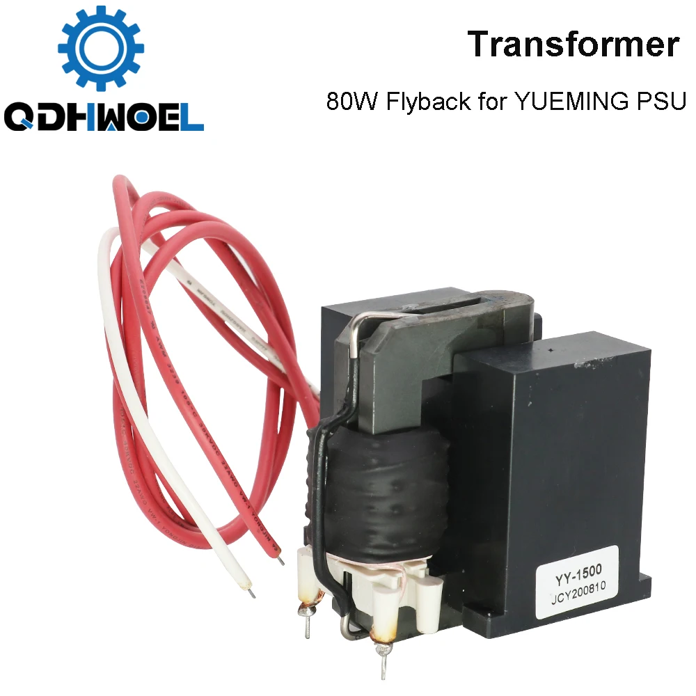 High Voltage Flyback Transformer for YUEMING Co2 Laser Power Supply JG1500 JCY-1500