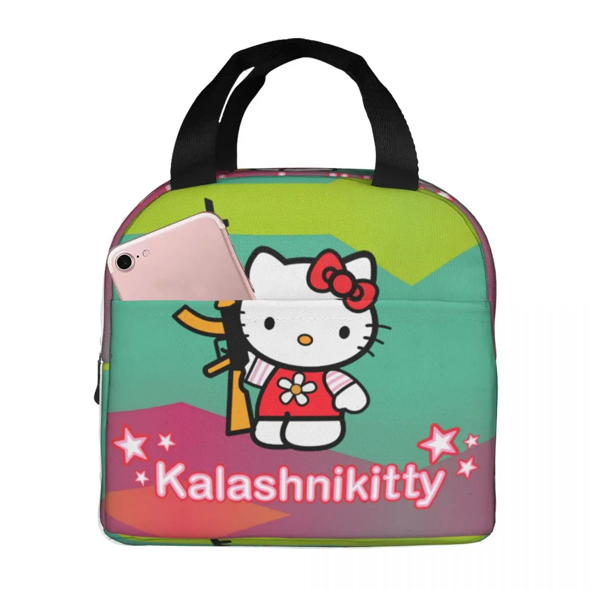 

Вместительные Ланч-боксы Hello Kitty для школы и офиса, модные дизайнерские коты Disney