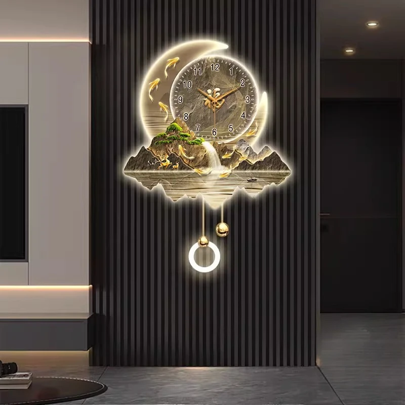 

Bedrooms Restaurant Wall Watch Fashion Creative Design Modern Led Luxury Clock Wall Digital Horloge Murale Ornaments Home Decor