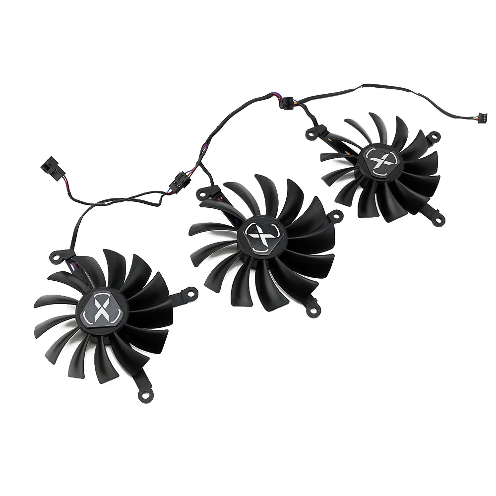 Imagem -02 - Ventilador de Cartões Gpu Radeon rx 6700xt Cf1015u12s 1x95 mm 2x87 mm 6750xt Xfx Velocidadester Swft 309 Rx6700 xt 12go