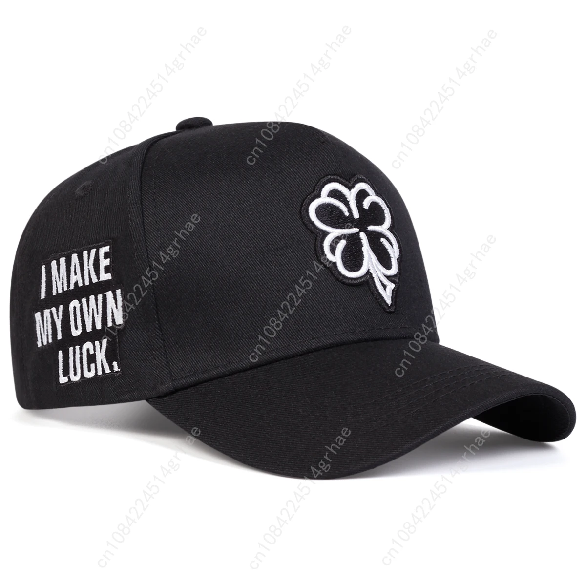 Unisex Clover Embroidery Baseball Net Caps Spring and Summer Outdoor Adjustable Casual Hats Sunscreen Hat