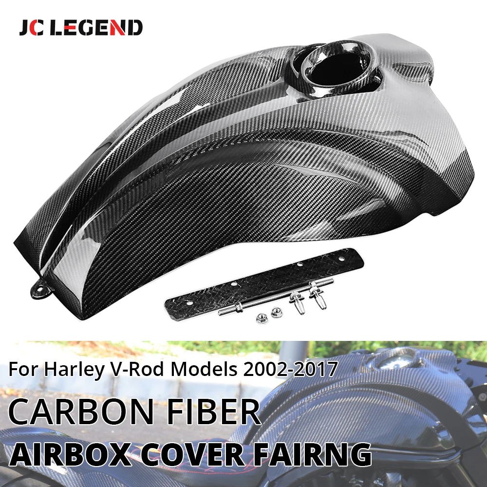 

Carbon Fiber Air Box Airbox Cover Cowl Fairing for Harley V-Rod VROD VRSC Night Rod VRSCDX Muscle VRSCF VRSCAW VRSCA 2002-2017