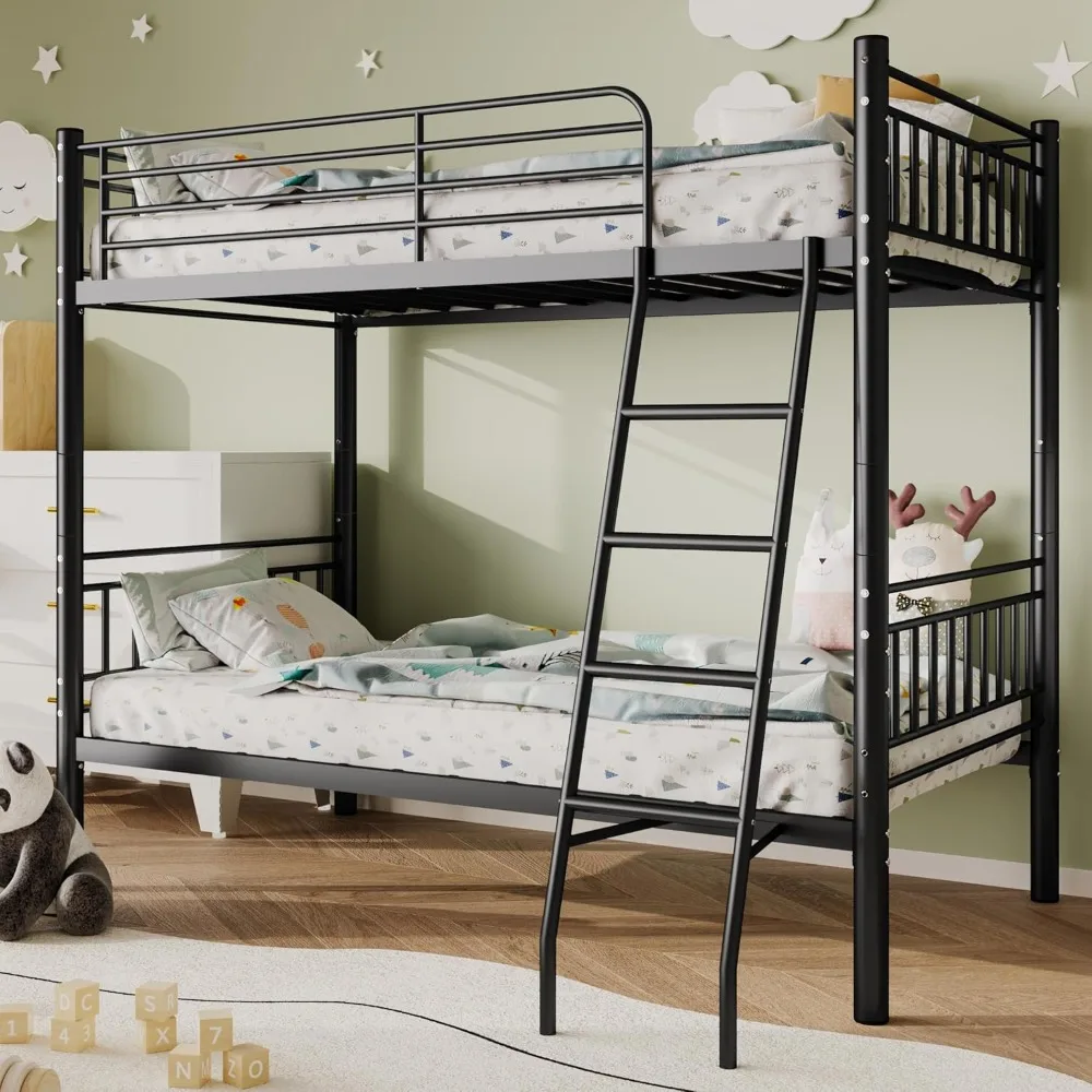 Metal Bunk Bed Twin…