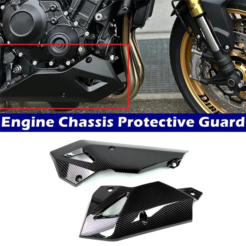 Top!-Motorcycle Engine Chassis Guard For Honda CB1000 Hornet 2025 Motorcycle Belly Pan Lower Cover