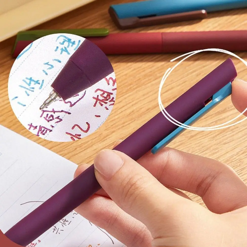 

6PCS/Set Quick-Dry 0.5mm Color Ink Colored Gel Pen Smooth Writing Press Type Ball-point Pen Fine Point Neutral Pen Students