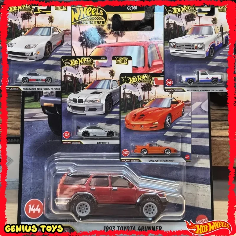 Hot Wheels Premium BMW M3 GTR Pontiac Nissan Toyota Dodge New Boulevard 29 Alloy 1:64 Diecast Vehicle Car Model Collectible Toy