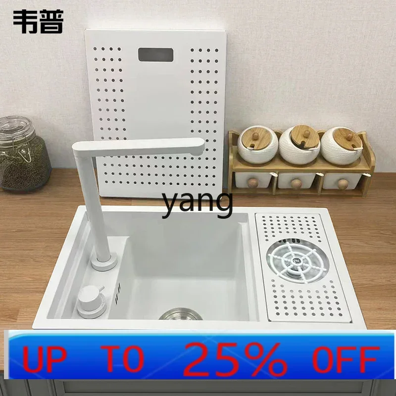 

Левая раковина, невидимая, маленькая, с одним слотом, из нержавеющей стали 304, кухонная мини-таз для овощей на среднем острове