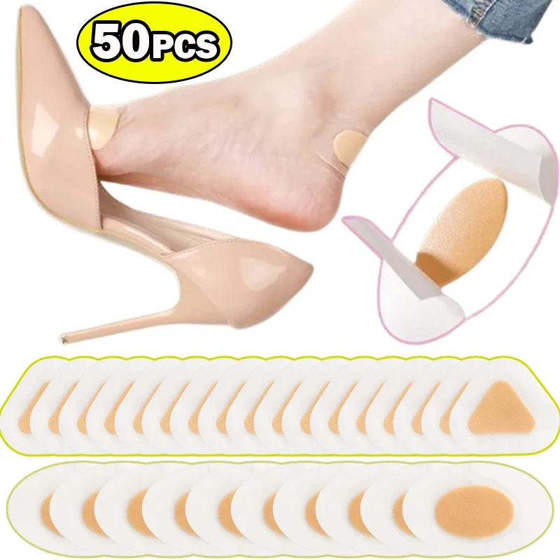 10/50pcs Hydrocolloid Pads Dressing Heel Tape Anti-Wear Band-Aid Adhesive Bandage First Aid kit Outdoor Camping Emergency Kits