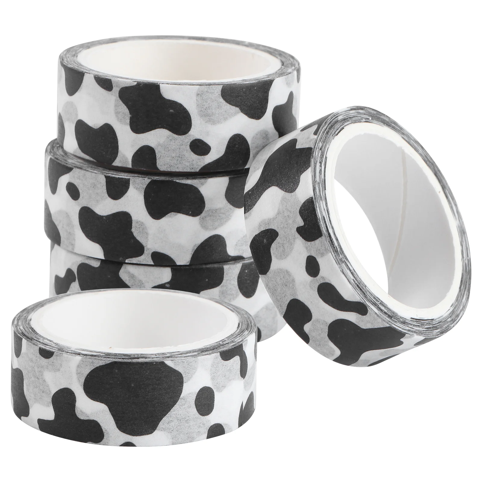 5 Pcs Transparent Stickers Clear Tape Adhesive Photo Album Tapes Applique Durable DIY Crafts Supply White Paper Plaster Child